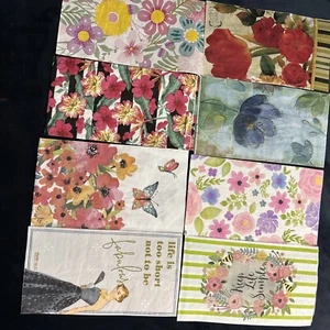 Mixed Lot Of 20 Decoupage Napkins For Crafting Many Different Images On Back #1 - Picture 1 of 4