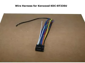 WIRE HARNESS FOR KENWOOD KDC-BT330U KDCBT330U FREE FAST SHIPPING - Picture 1 of 1