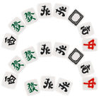 100 Stück Ton-Abstandsperlen Für Armbandherstellung, Mahjong-Perlen,