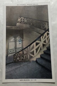 Old Stairway, Spanish Cabildo, New Orleans, Louisiana. Postcard (Y2) - Picture 1 of 2
