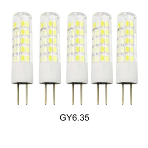5pcs GY6.35 Bi-Pin LED Bulb AC/DC 12V 5W 64-2835 SMD Ceramic Light White H - Picture 1 of 4