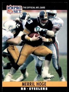 1990 Pro Set #268 Merril Hoge - Foto 1 di 6