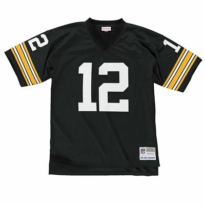 Camiseta Mitchell & Ness Pittsburgh Steelers talla M #12 1976 Terry Bradshaw $150 Foto 1 de 4