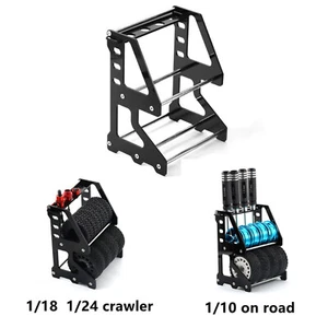 1/10 Drift Car Tire Organizer Screwdriver Tool Storage Rack for 1/18 1/24 RC Car - Picture 1 of 4