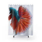 Halfmoon Betta Fish Stylish Design 71" X 74" Elegant Waterproof Shower Curtain