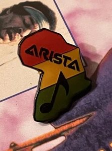 ULTRA RARE ARISTA Records AFRICA Lapel Pin 1990’s Music Industry - Picture 1 of 3
