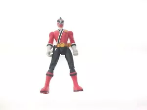 Red Ranger 4.5" Action Figure, Power Rangers : Super Megaforce Samurai Ty62 - Picture 1 of 3