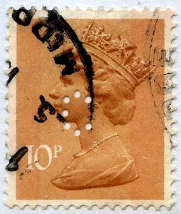 Gran Bretagna 1976 Regina Elisabetta n. 782 - usato PERFIN (m1869) - Picture 1 of 1