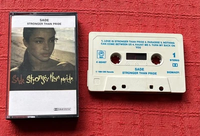 SADE - GREEK CASSETTE TAPE - STRONGER THAN PRIDE — 第 1/4 张图片