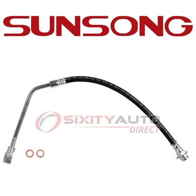 Sunsong Front Right Brake Hydraulic Hose for 1988-1999 Chevrolet K1500 - el - Imagem 1 de 4