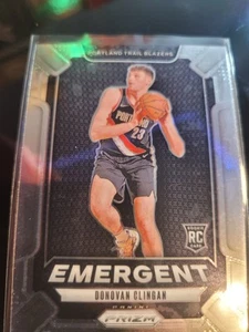 2024-25 Panini Prizm - Emergent Donovan Clingan #13 (RC) - Picture 1 of 2