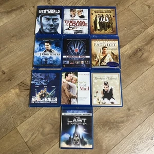 New & Used Blu Ray Lot 80s 90s Spaceballs Westworld breakfast Tiffany’s patriot - Imagen 1 de 6