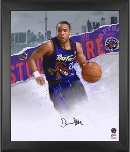 Damon Stoudamire Toronto Raptors Framed Signed 20" x 24" In-Focus Photo - Picture 1 of 1
