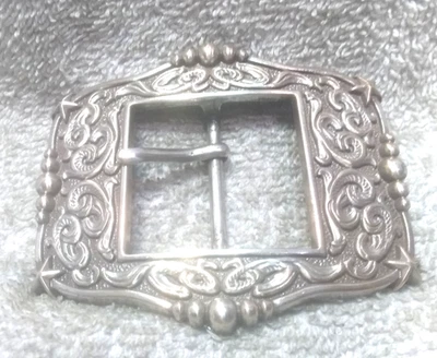 Large Art Deco Antique Engraved Replacement Center Belt Buckle Great Condition - Image 1 of 4