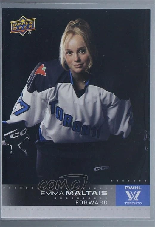 2024 Upper Deck PWHL Showcase Emma Maltais #3 Rookie RC - Image 1 of 2