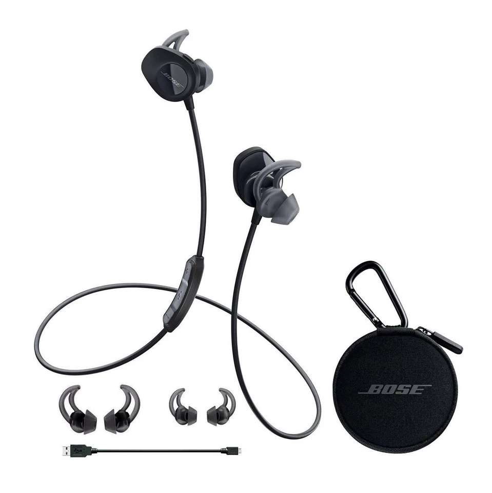 Bose SoundSport Wireless Kabellose Bluetooth Kopfhörer Ohrhörer | Schwarz