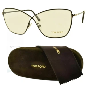 ¡NUEVO! Marco óptico Tom Ford TF5518 001 57-13-140 negro mariposa llanta completa para mujer - Imagen 1 de 7