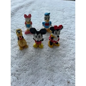 Vintage Disney figures Mickey, Minnie, Pluto, Donald & Daisy- Bone China - Picture 1 of 4