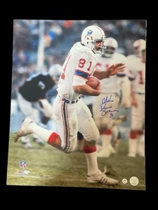 Russ Francis Patriots 49ers signed handsigniert 16x20 In Person Tidewater COA - Bild 1 von 3