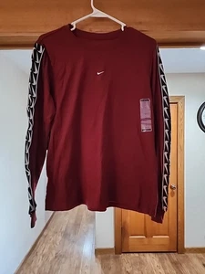 Nike Langarm Activewear Oberteil CQ4668-677 Large weinrot neu mit Etikett Lauftop - Bild 1 von 16