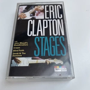 ERIC CLAPTON STAGES CASSETTE - Picture 1 of 4