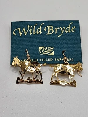 Wild Bryde 14K GF Billy Goat Drop Dangle Earrings - Image 1 of 4