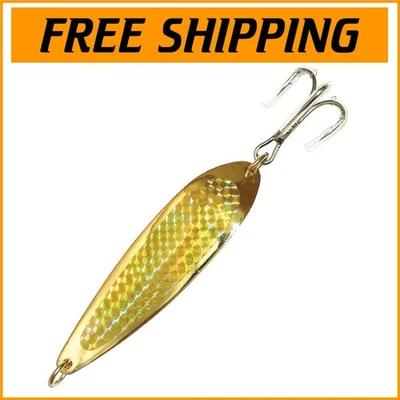 Универсальные золотые рыболовные приманки 3 унции, установка тройного крючка для пресной и морской воды - Изображение 1 из 4