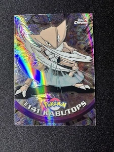 2000 Topps Chrome Pokemon Series 2 Kabutops 141 Spectra Chrome - Picture 1 of 2