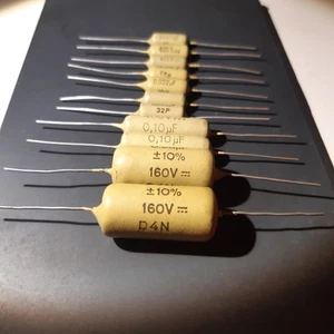 Mullard Mustard Capacitor Kit Marshall Plexi JMP JTM 0.68µF 0.1µF 0.022µF 2200pF - Picture 1 of 8
