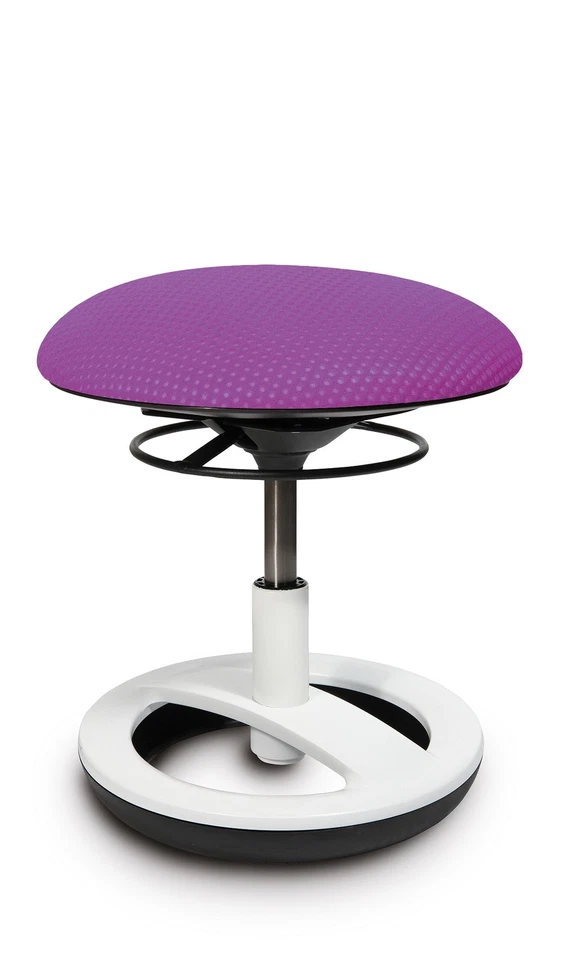 Kinderhocker Drehstuhl Fitnesshocker Topstar Hocker Sitness Bobby weiß violett