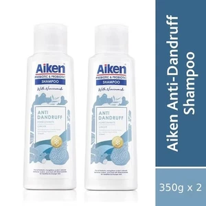Aiken Anti-Dandruff Shampoo with Prebiotic & Probiotic – 2 Bottles (350g each) - Picture 1 of 7