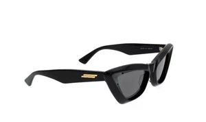 Bottega Veneta BV1101S Damen Sonnenbrille - Schwarz/Grau - Bild 1 von 3