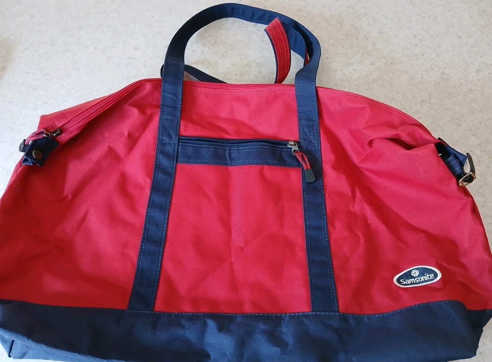 Red, Navy Samsonite Travel Tote Bag   - Image 1 of 3