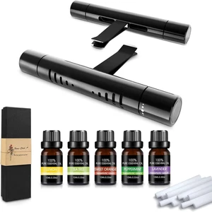 Car Air Fresheners, Car Air Fresheners Clip Set with 5 Essential Oil Scents(10Ml - Picture 1 of 12