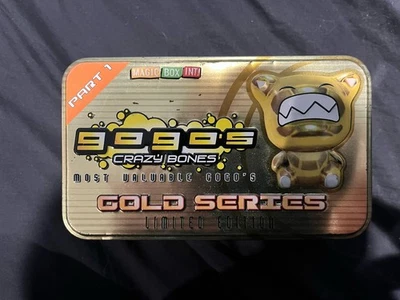 Gogo's Crazy Bones Most Valuable Gold Series Part 1 Limited Edition Tin Complete - Image 1 of 4