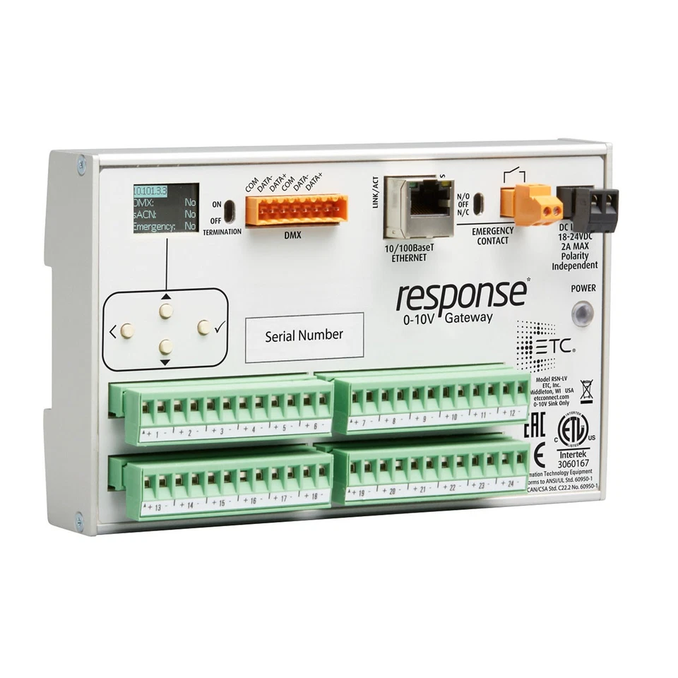 ETC Response RSN-LV R2 0-10V Gateway - Image 1 of 2