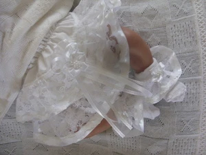 DREAM NEWBORN BABY FRILLY KNICKERS SOCKS 17-19" REBORN DOLL - Picture 1 of 1
