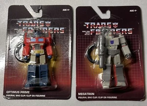 Transformers Optimus Prime Megatron Monogram Figural Bag Clip 3-Keychains - Picture 1 of 6