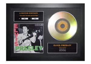 Elvis Presley Signed Gold Disc Albums Ltd Edition Framed Picture Memorabilia - Picture 1 of 1