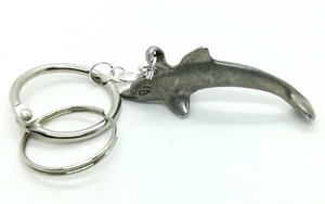 Vintage CSTAⓒ Pewter, Dolphin pendant Key-ring (488G) - Picture 1 of 5