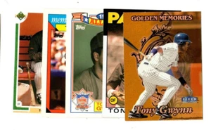 5 count lot mixed Tony Gwynn cards 1986-1998 with insert & oddball - Picture 1 of 1