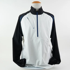 FOOTJOY Select LS Rain Shirt White Blue Size Golf Size XL - Picture 1 of 24