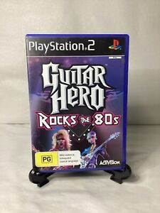 Guitar Hero Rocks The 80s Sony Playstation 2 PS2 PAL Complete Manual