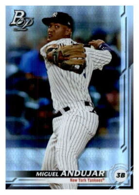 2019 Bowman Platinum #99 Miguel Andujar New York Yankees - Image 1 of 2