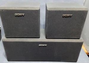 Sony Surround Sound Speakers SS-SR9 Left & Right,  Sony SS-cs9 Center Speaker - Picture 1 of 8