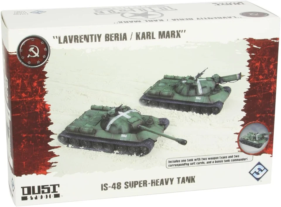 Dust Tactics SSU IS-48 Super-Heavy Tank Miniature Karl Marx Tesla DT052 NEW - Image 1 of 1
