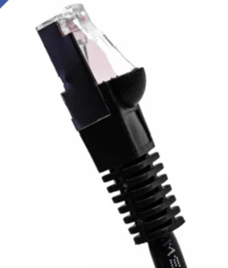 Unshielded Cat5e Ethernet Cable, 150 ft Black - Picture 1 of 2