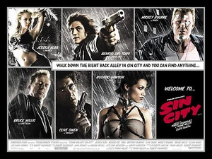 " SIN CITY "..Bruce Willis.. Classic Movie Poster 2.. A2A3A4Sizes - Picture 1 of 1