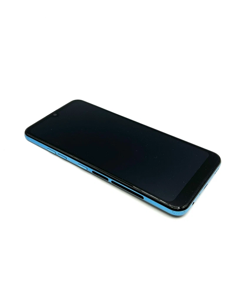 Original LG K50 X520 LCD Display Touch Screen Frame Blau Gebraucht - Bild 1 von 3