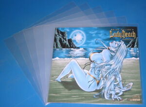 50 LP Cover Schutzhüllen 12", 150 mµ, für Vinyl Schallplatten die dicken